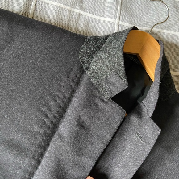 ISAIA NAPOLI "Aquaspider" Gray Suit Jacket 3-2 Button Roll Wool 44 US/54 EU - Picture 13 of 13